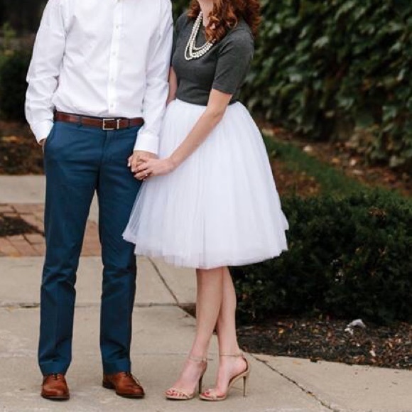 Dresses & Skirts - White Tulle Skirt